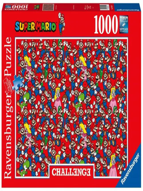 Bilde av Super Mario Utfordring Puslespill 1000 Brikker - ...